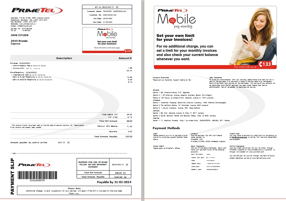  Minol USA business utility bill 